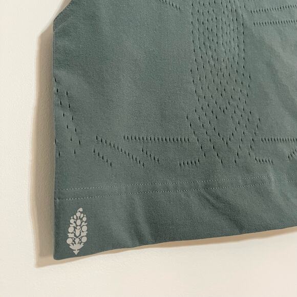 NWOT Free People Movement Ecology Bra in Slate Green - Picture 3 of 7